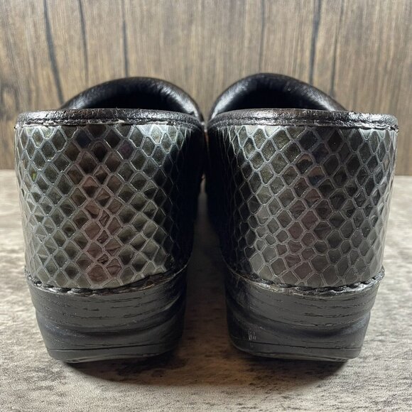 Dansko Clogs Gray Pro XP Professional Charcoal Anaconda Women’s EU 40 US 9.5-10 - Picture 6 of 8